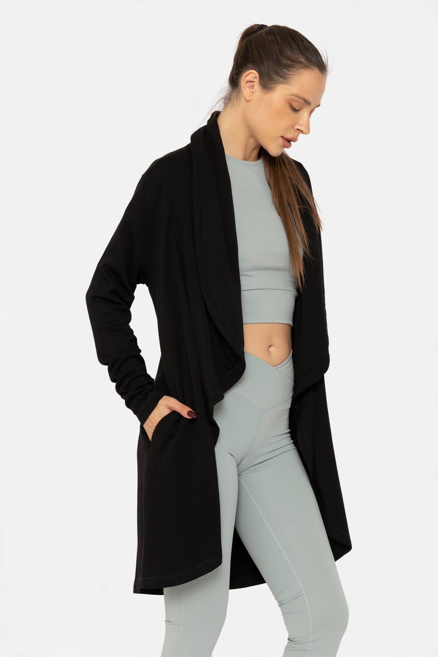 Off Duty Fleece Cardigan