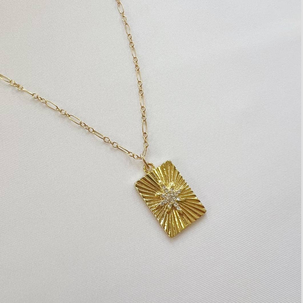 Starburst Pendant Necklace