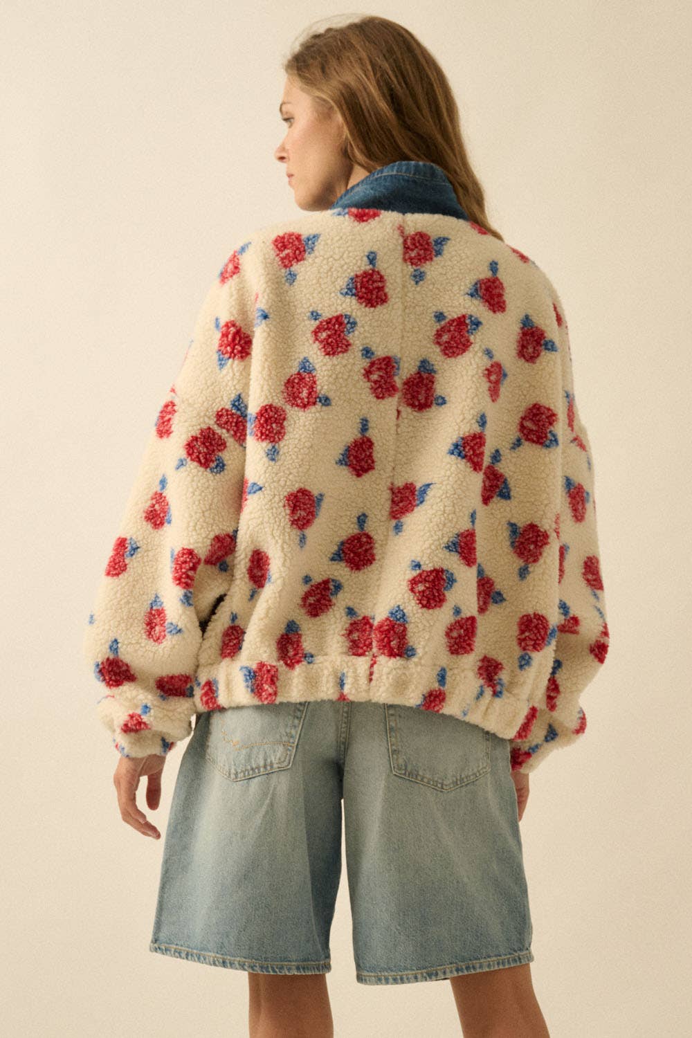 Bluebell Sherpa Half Zip Pullover