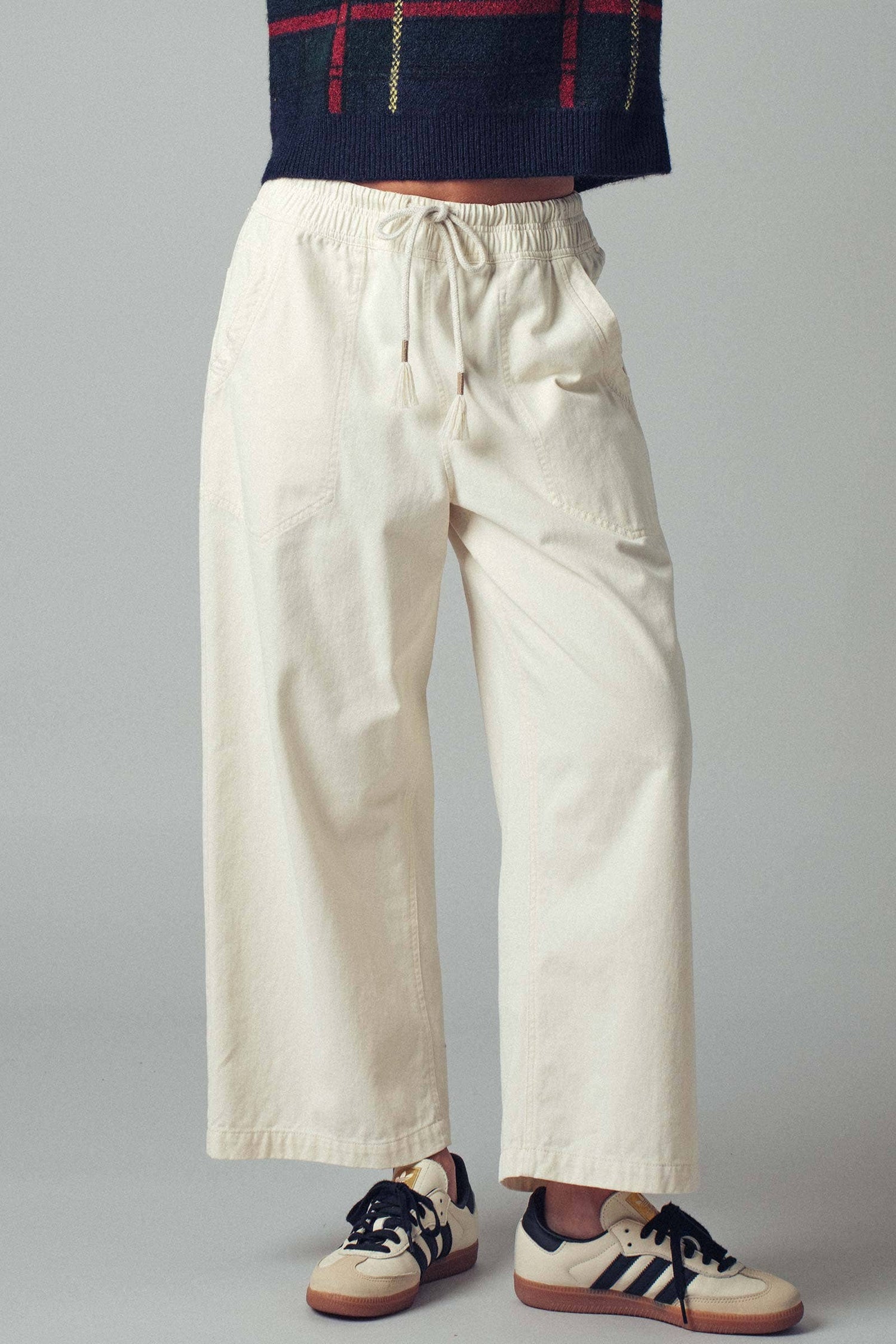 Charlotte Wide Leg Cropped Pants