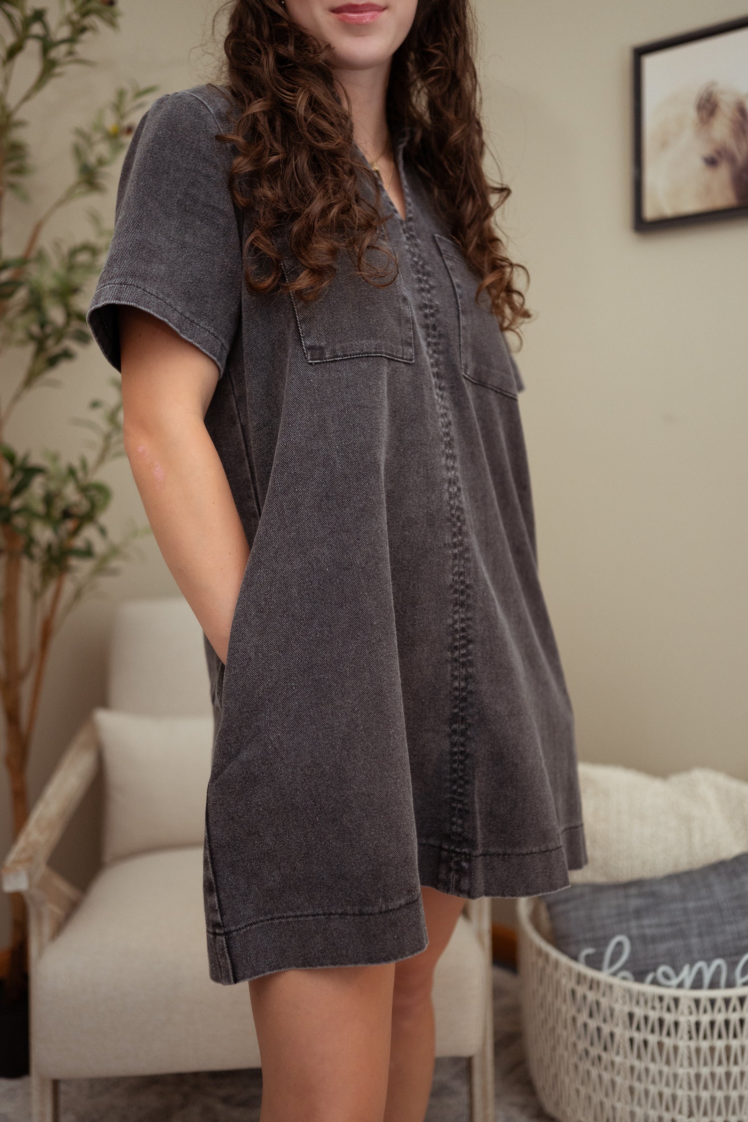 Ashlyn A Line Mini Dress