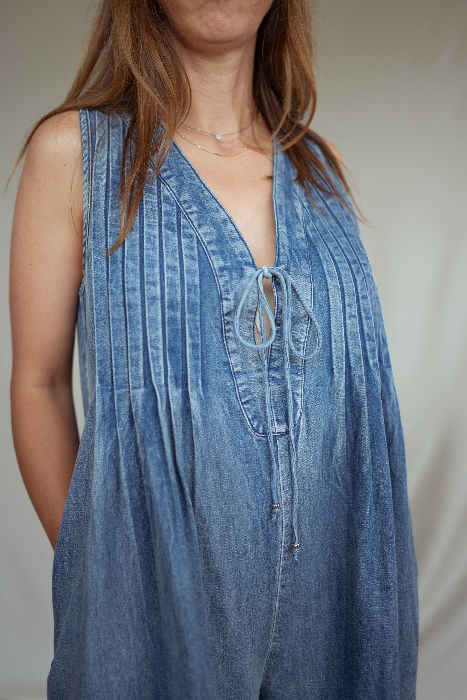 Drift Denim Romper