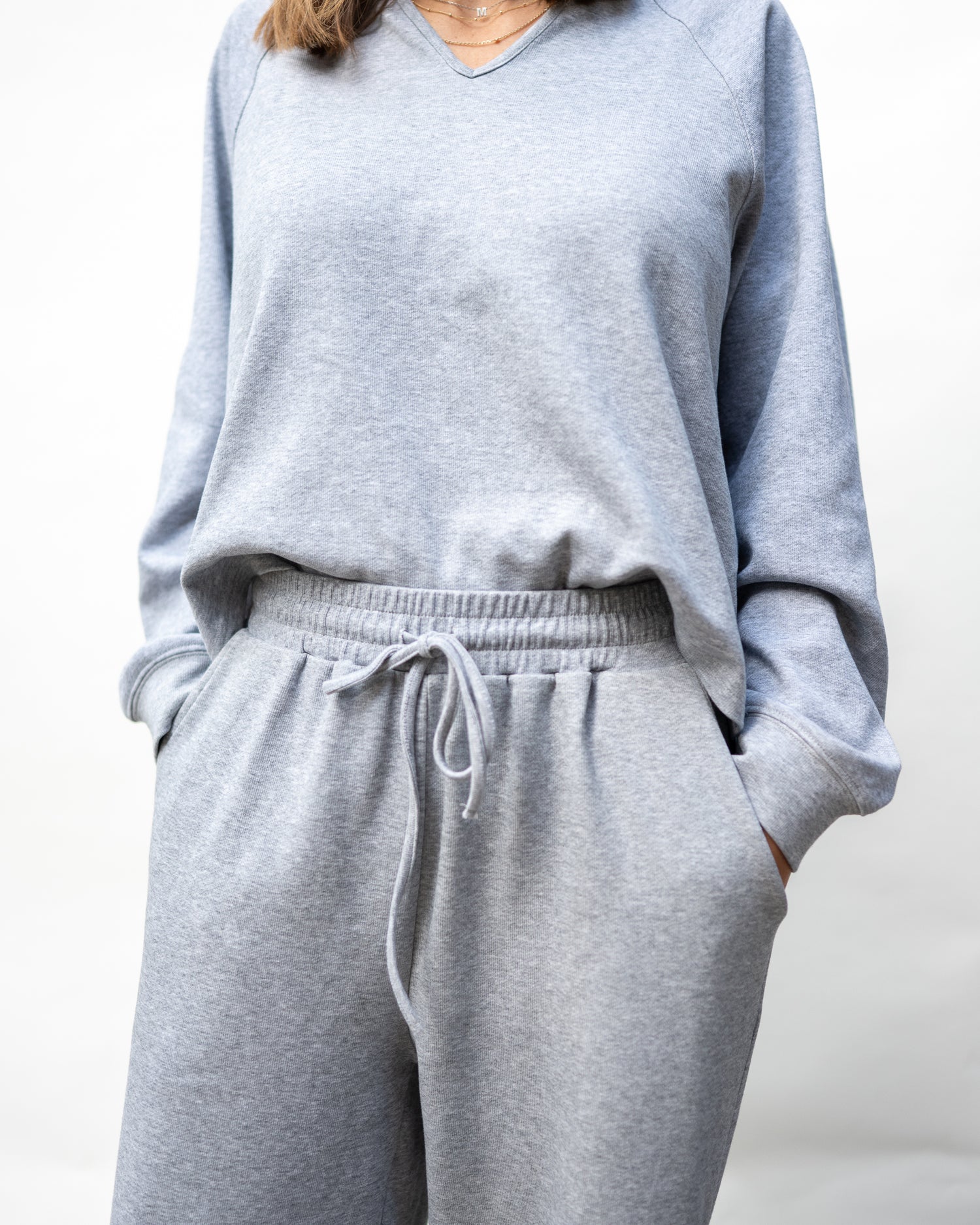 Heather Gray Loungewear Set