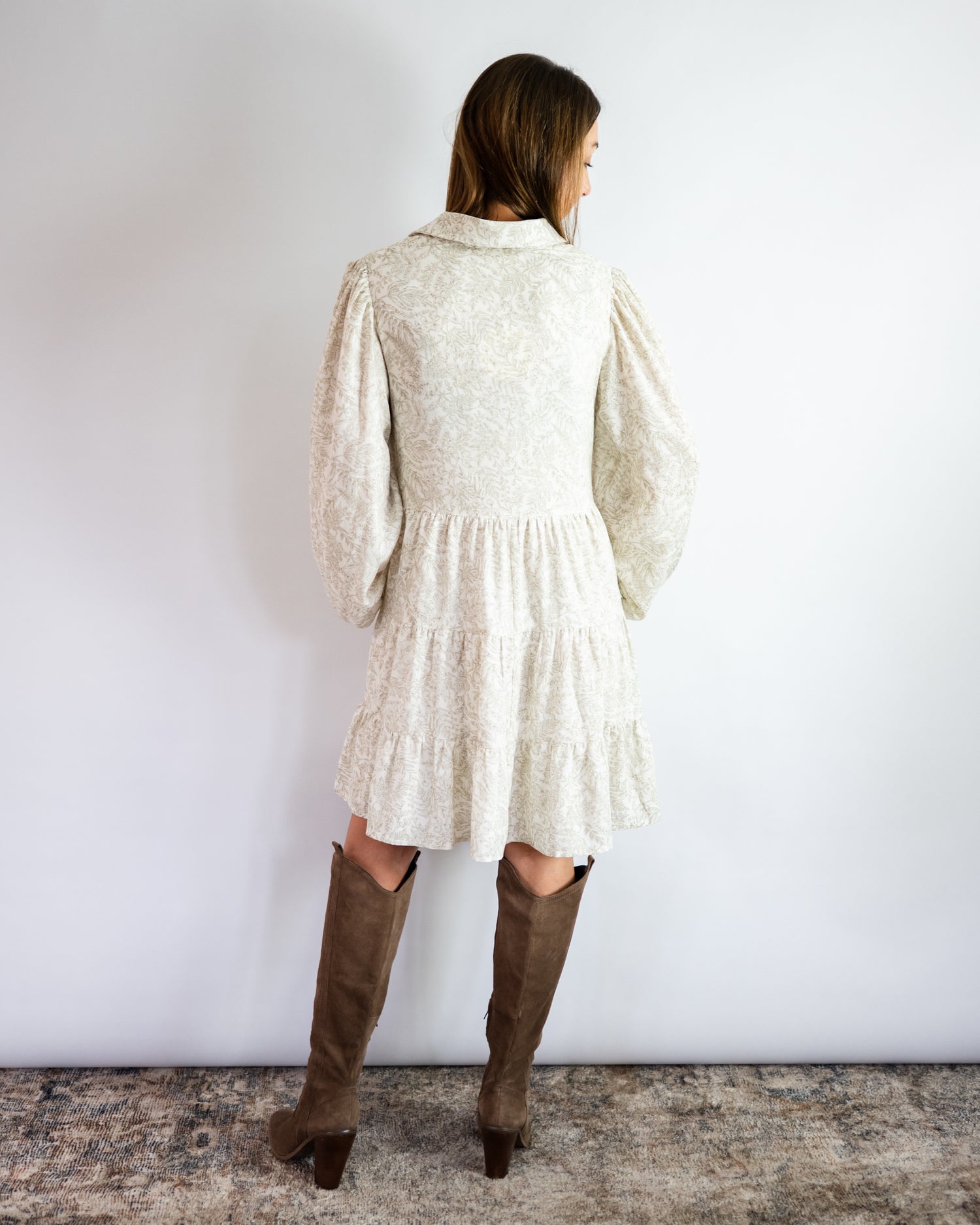 Ophelia Toile Mini Dress