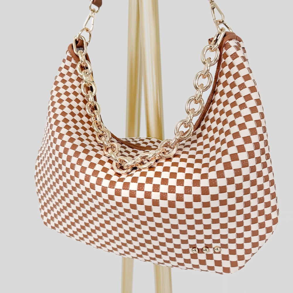 Siennea Slouchy Woven Shoulder Bag