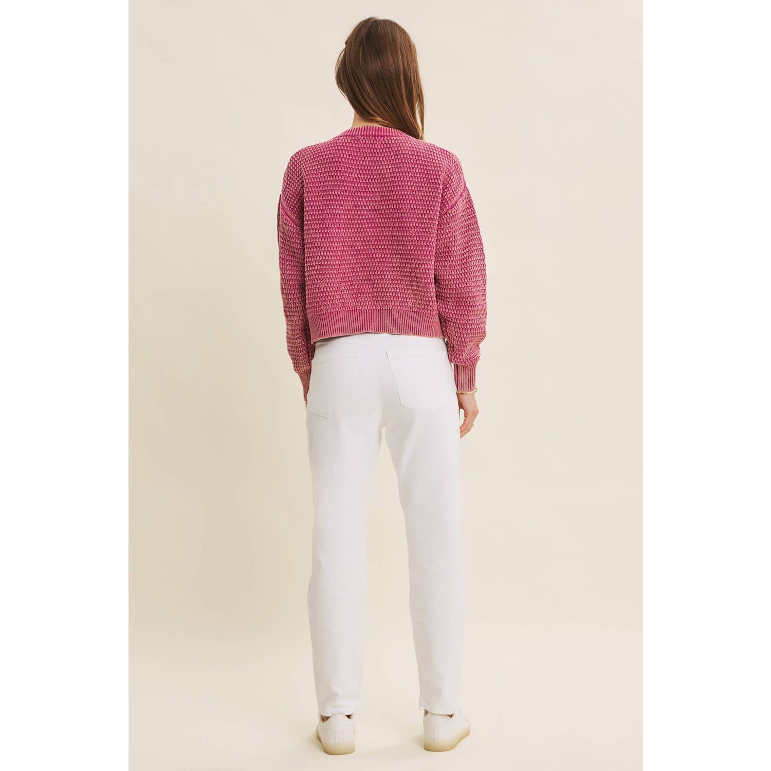 Lavender Haze Mineral Washed Cardigan