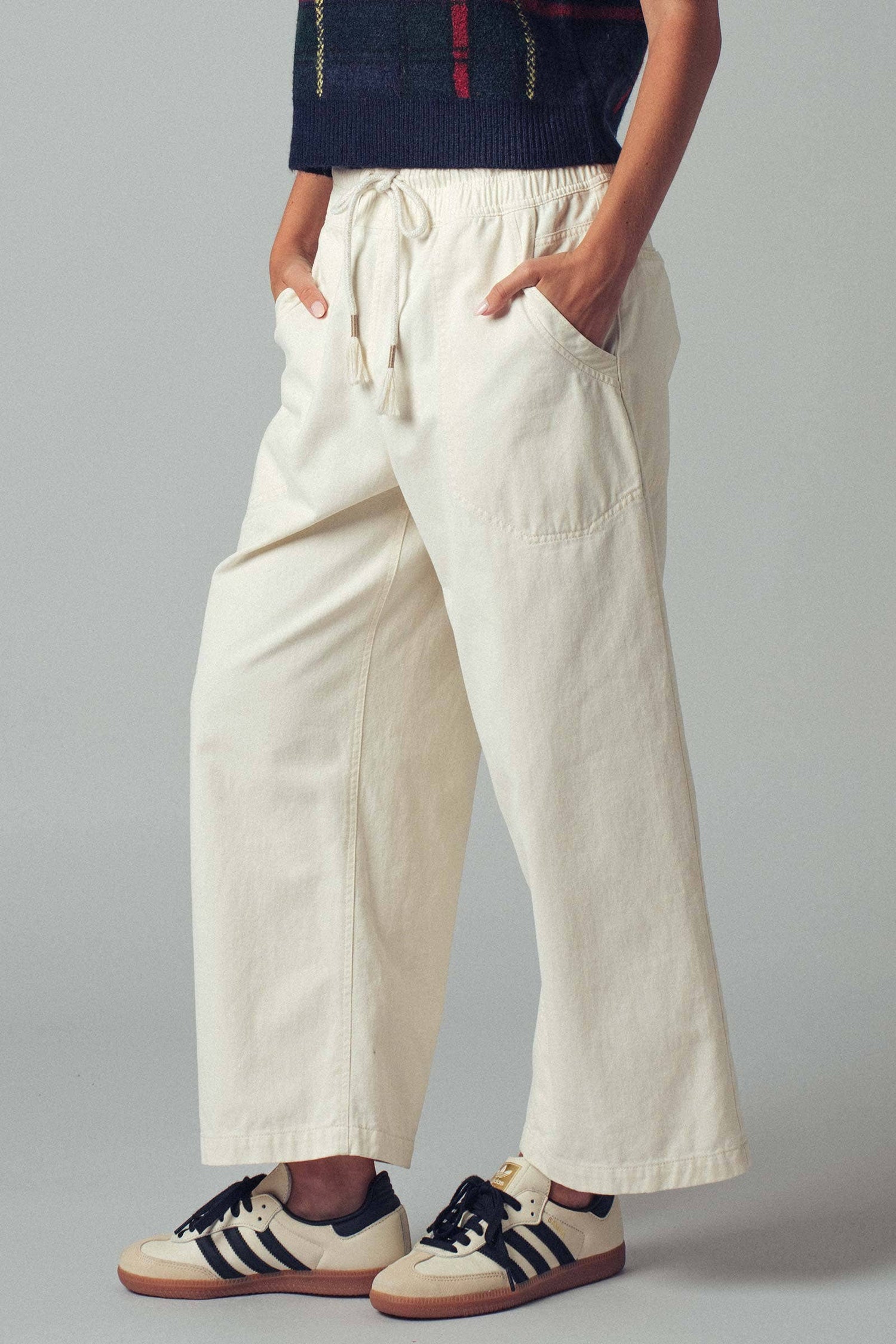 Charlotte Wide Leg Cropped Pants