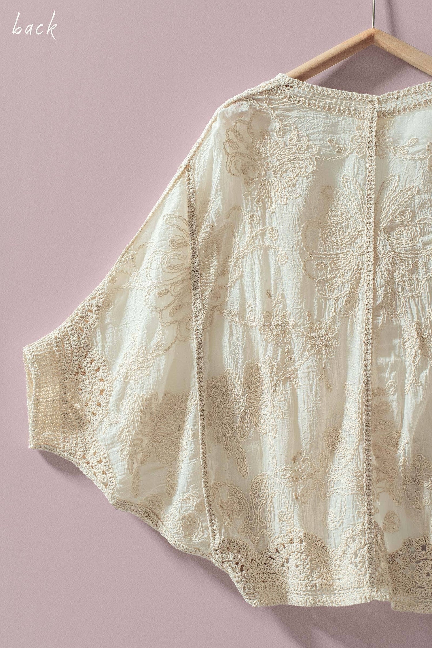 Stevie Embroidered Button Front Top