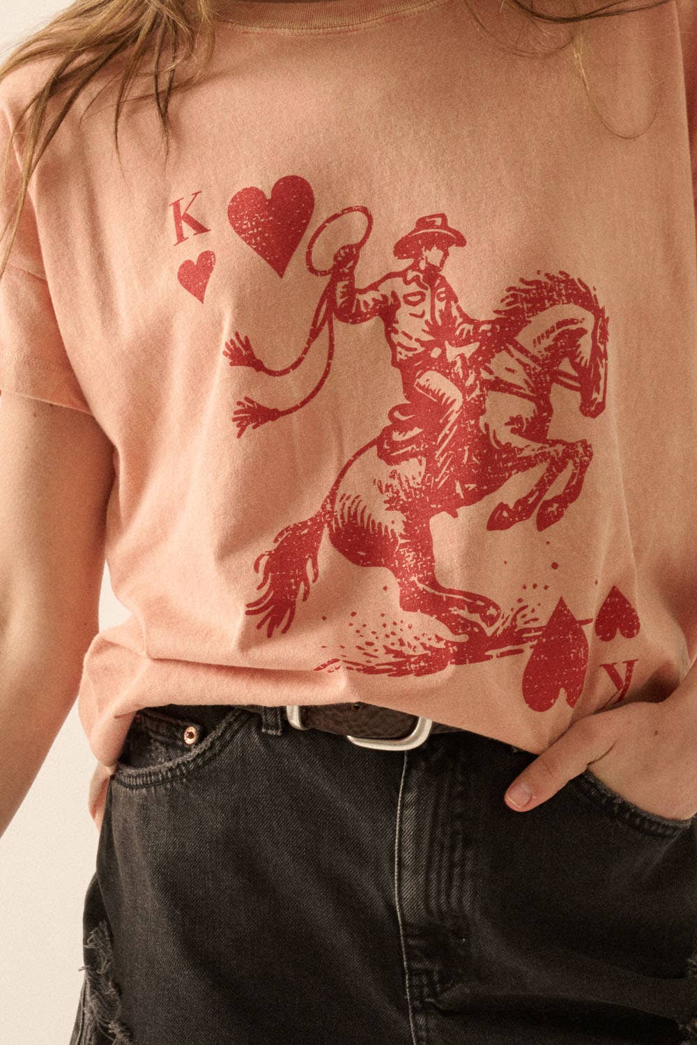 Cowboy King of Hearts Graphic Tee