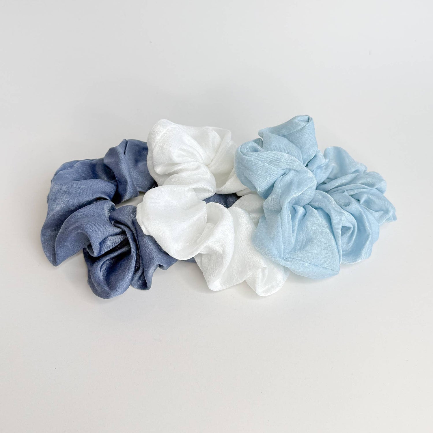 Coastal Satin Scrunchies