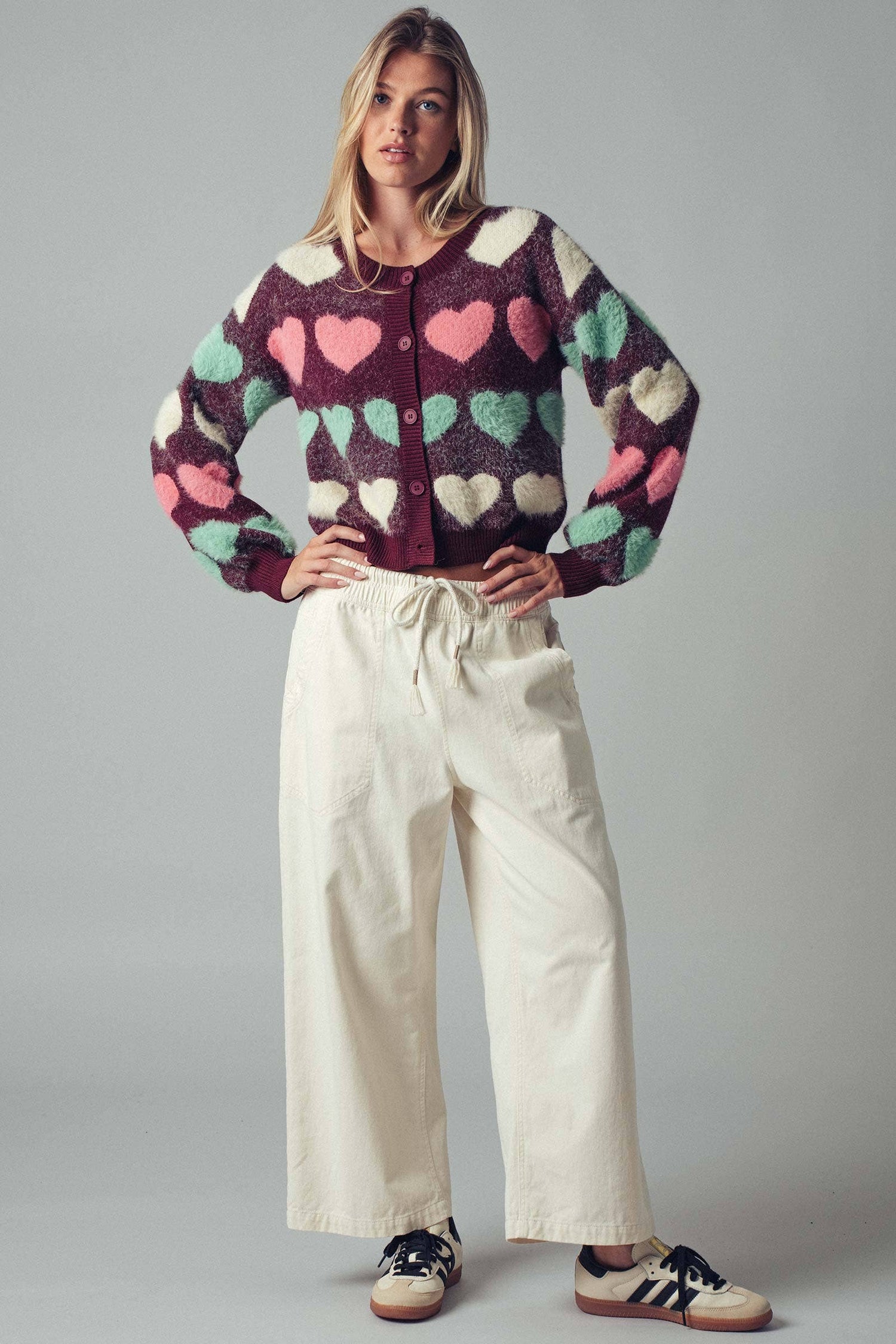 Charlotte Wide Leg Cropped Pants
