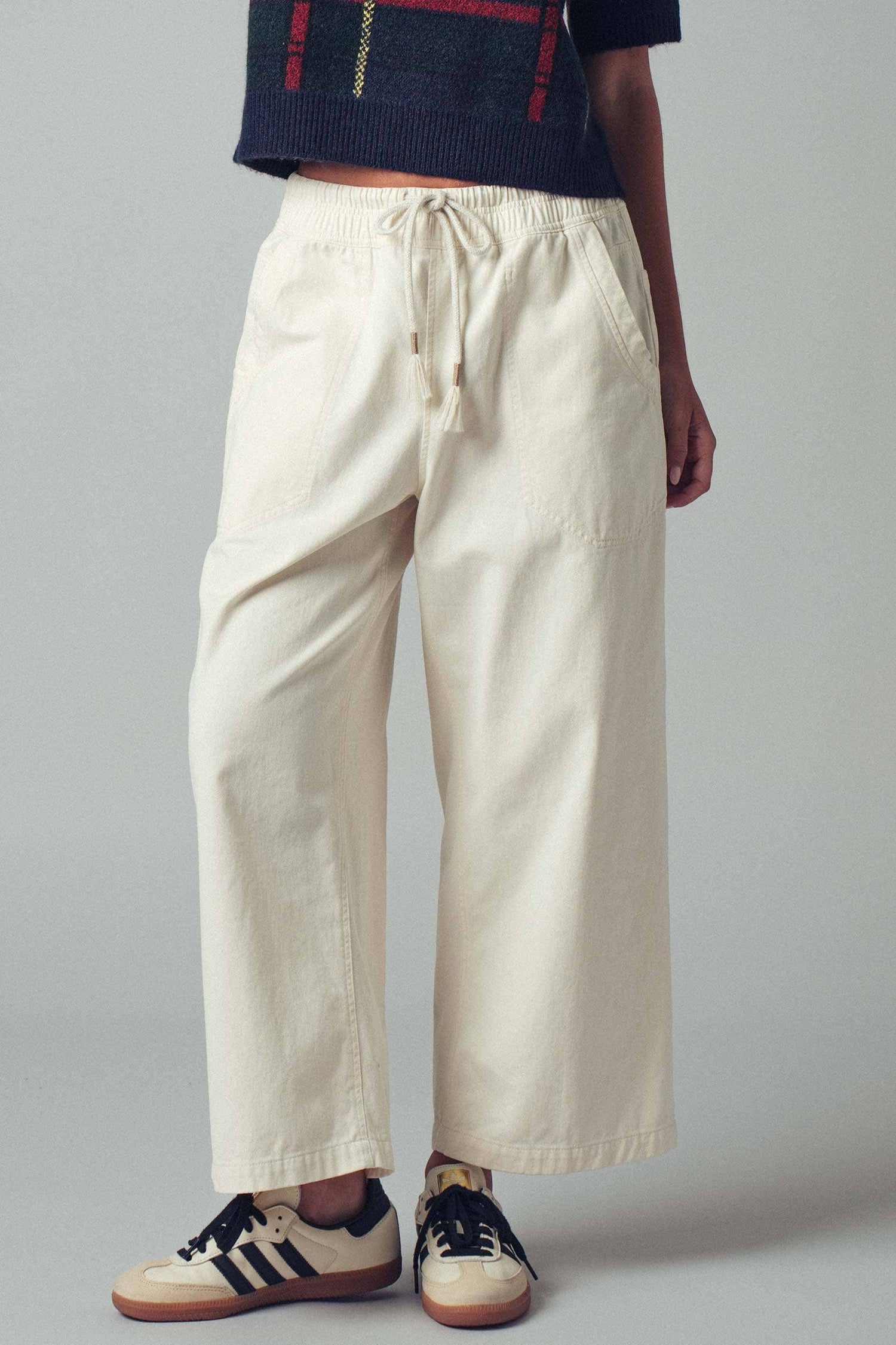 Charlotte Wide Leg Cropped Pants
