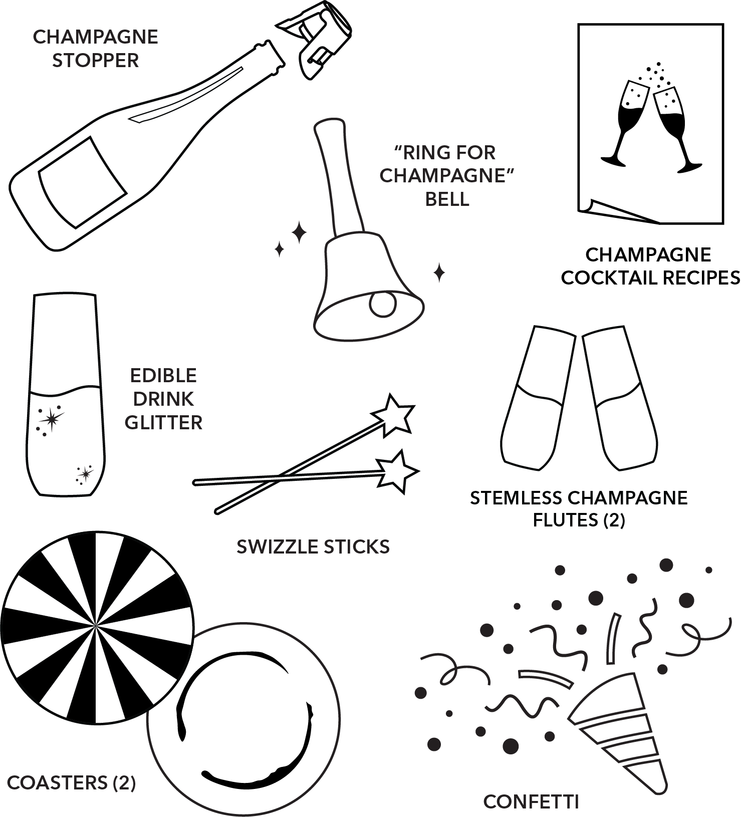 This Calls For Bubbly Champagne Kit
