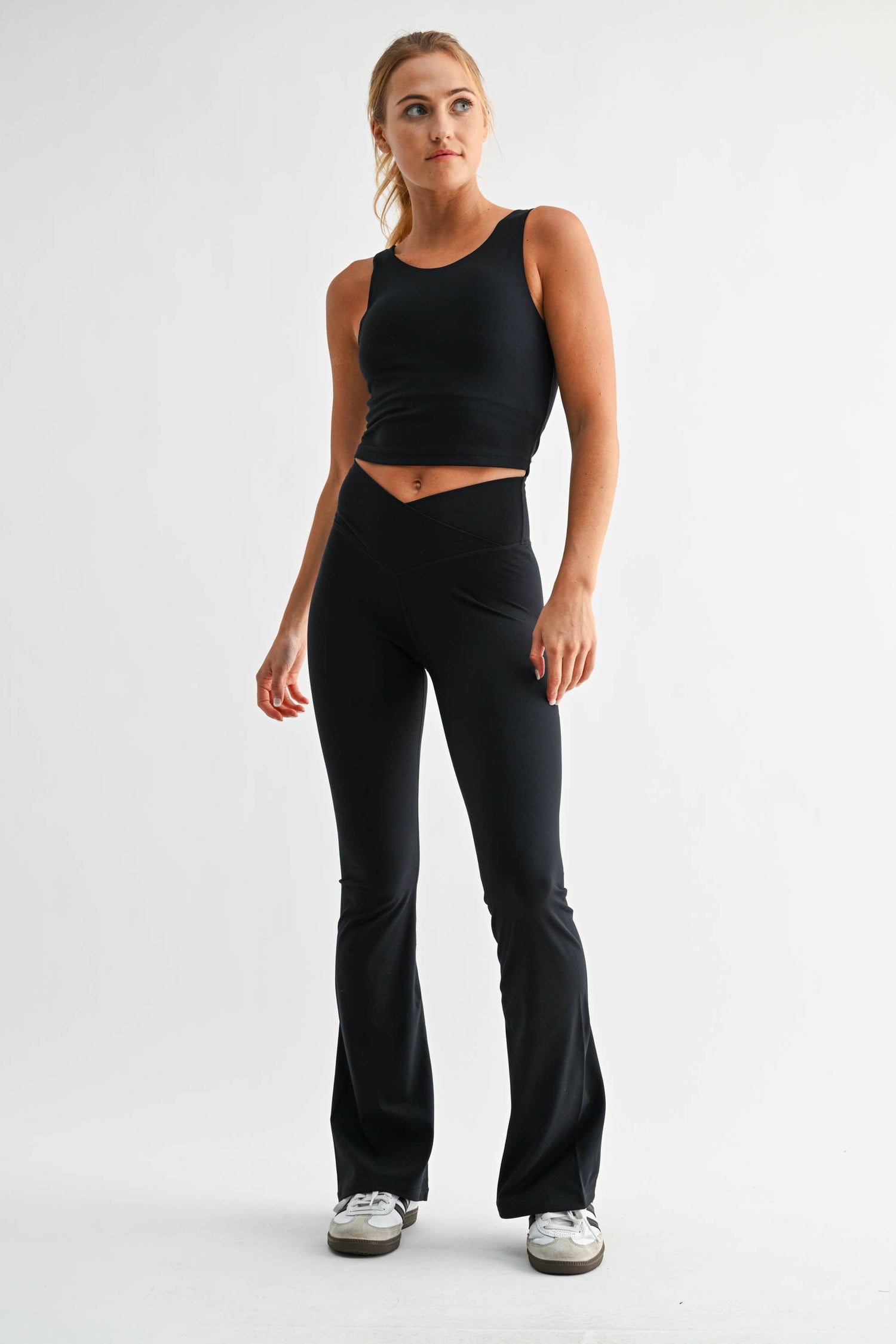 Venice Crossover Waist Yoga Pants