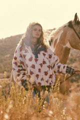 Bluebell Sherpa Half Zip Pullover