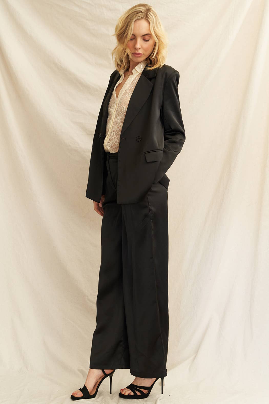 Noir Wide Leg Pants