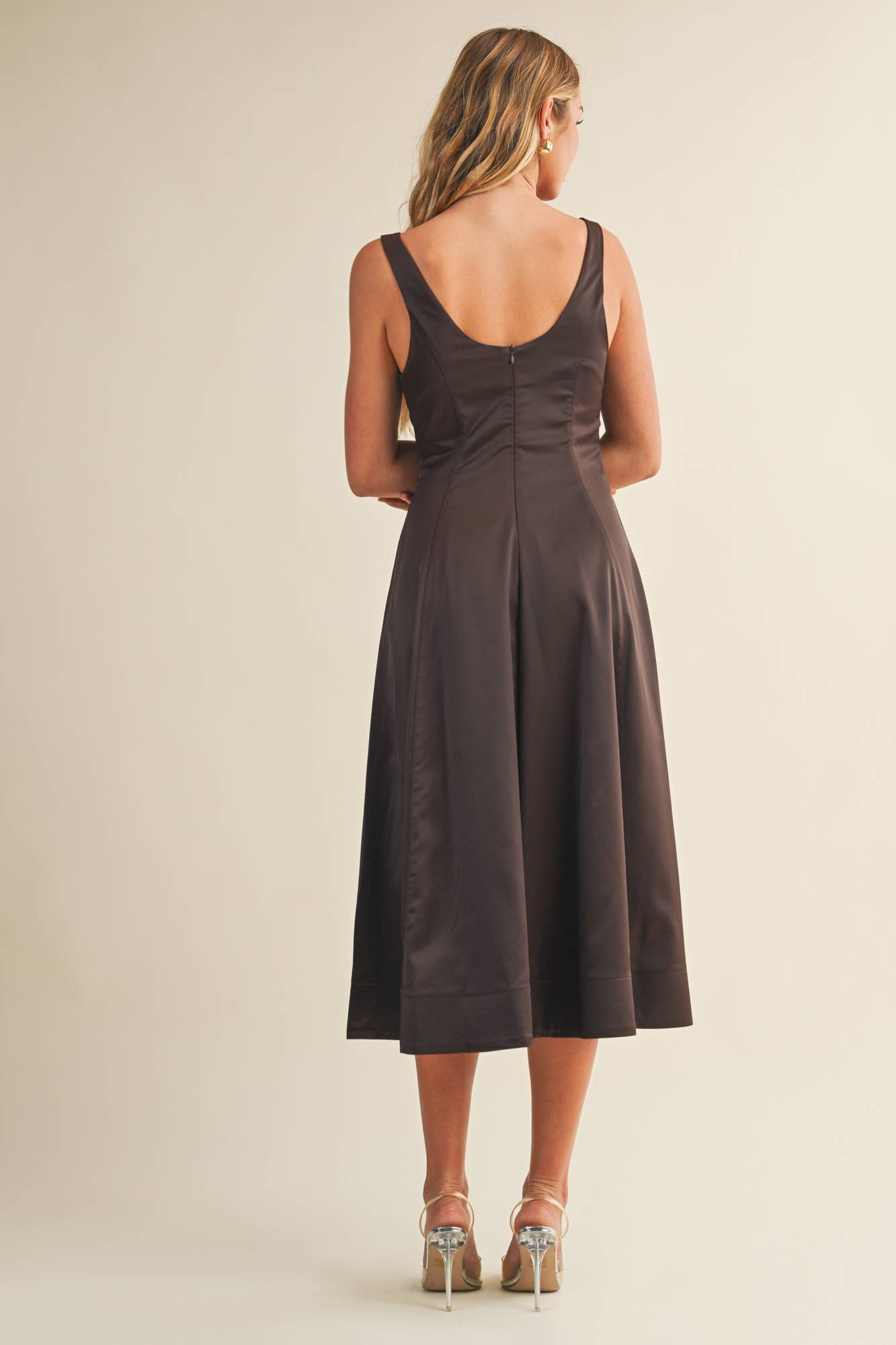 Dark Oak Duchess A Line Dress