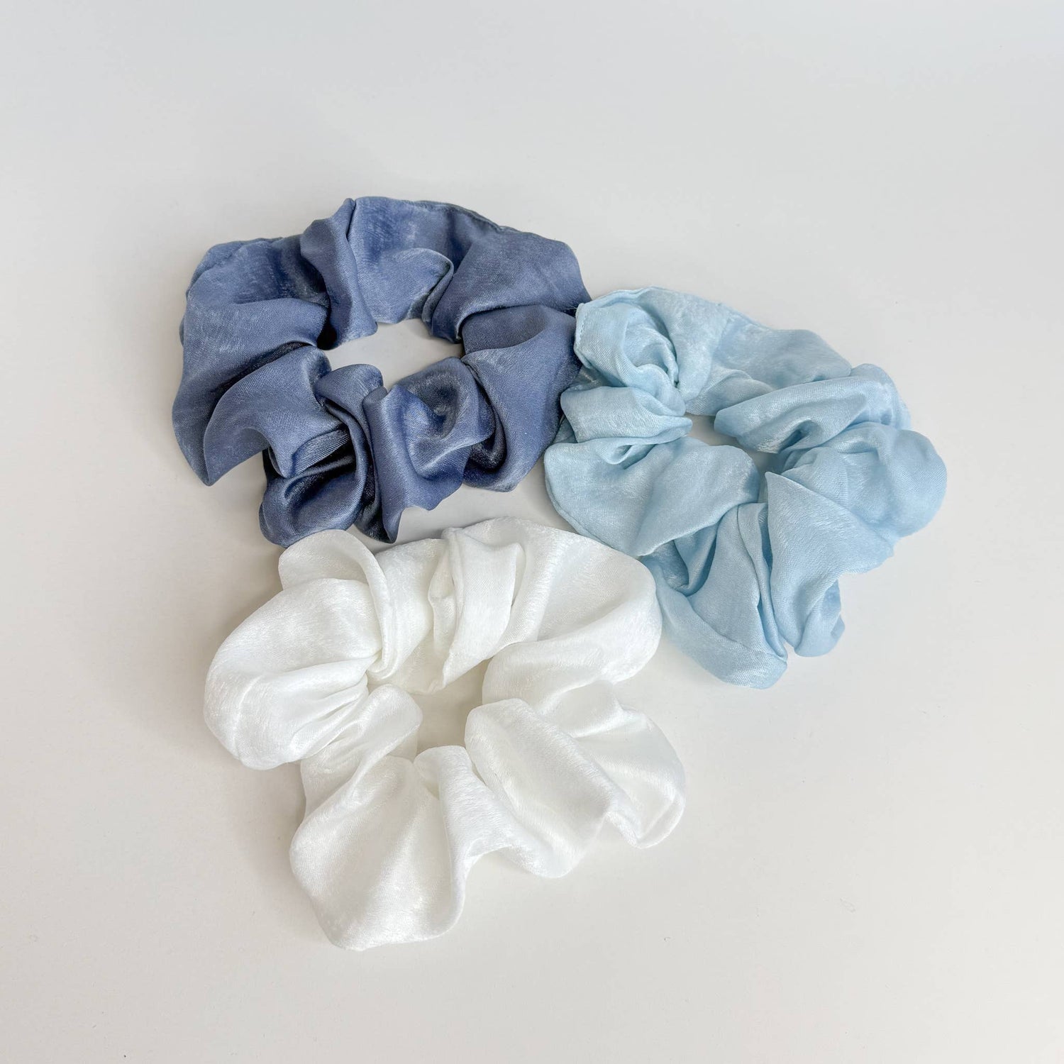 Coastal Satin Scrunchies