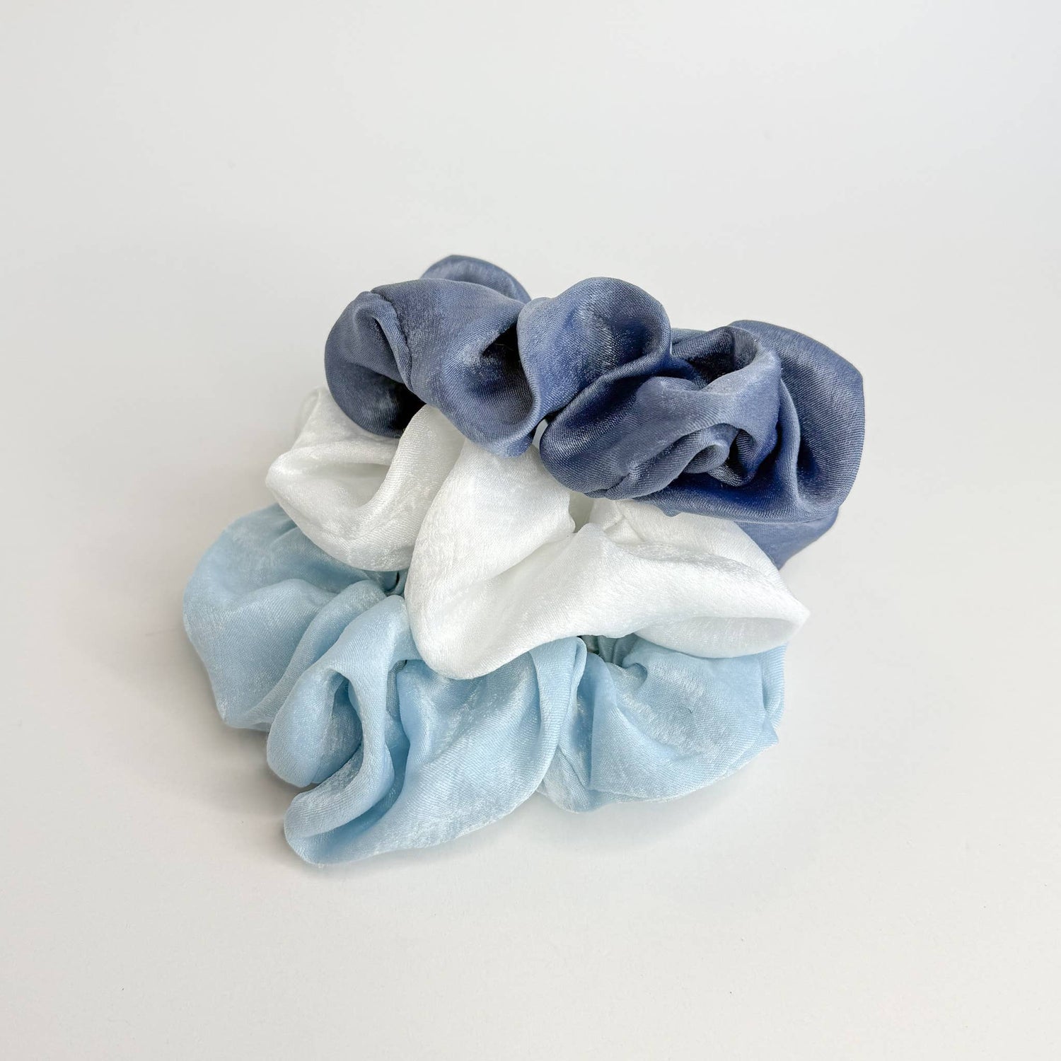 Coastal Satin Scrunchies