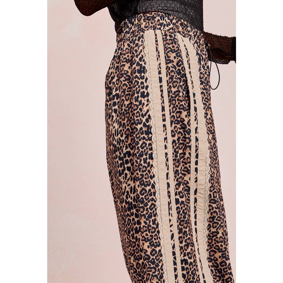 Jovie Leopard Track Pants