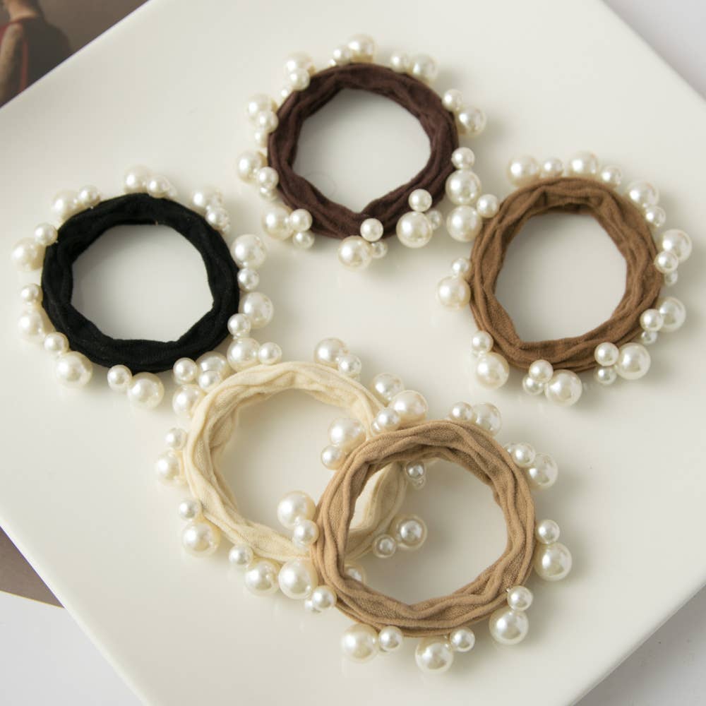 Pearlette Seamless Hair Tie Set