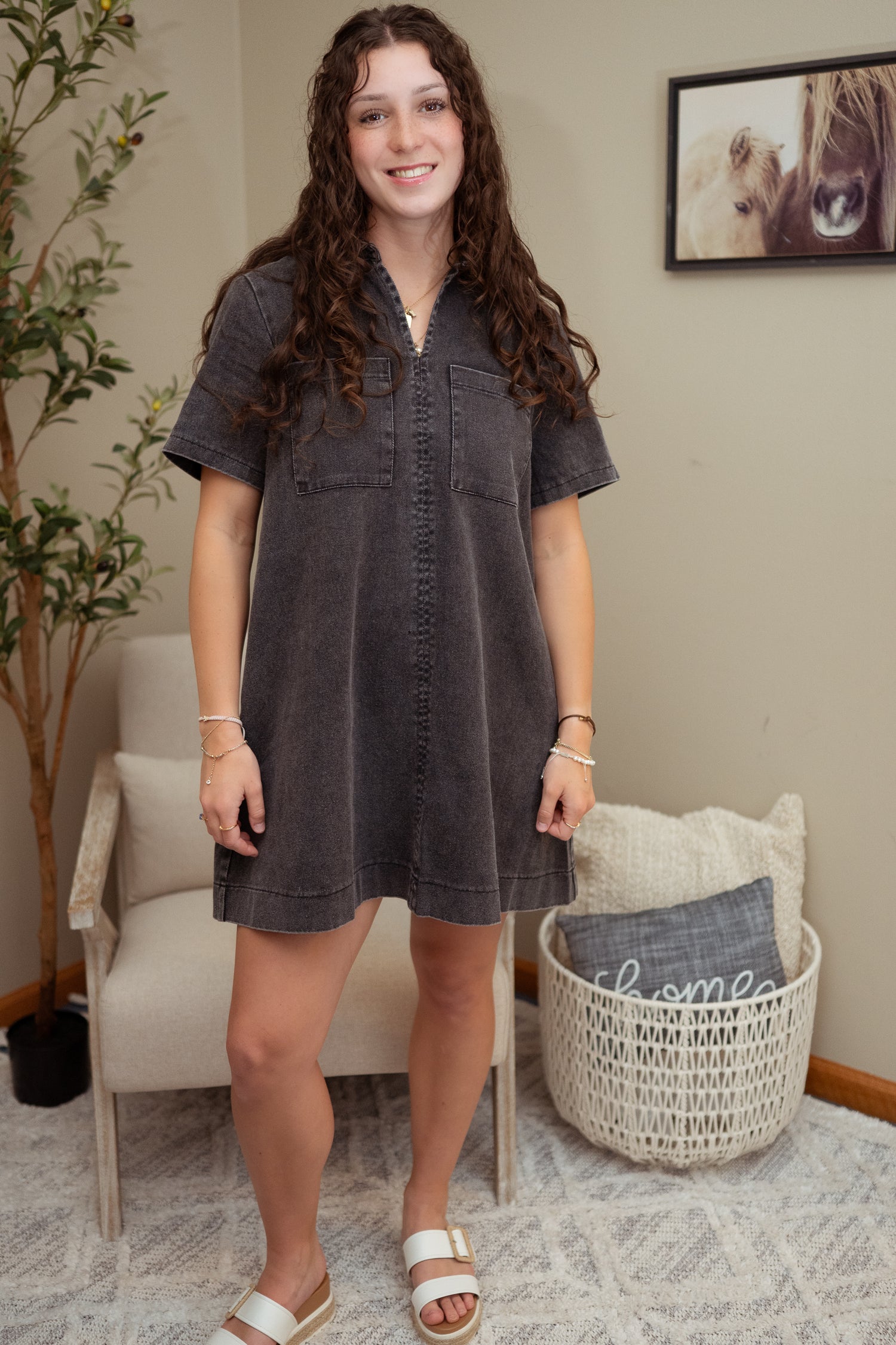 Ashlyn A Line Mini Dress