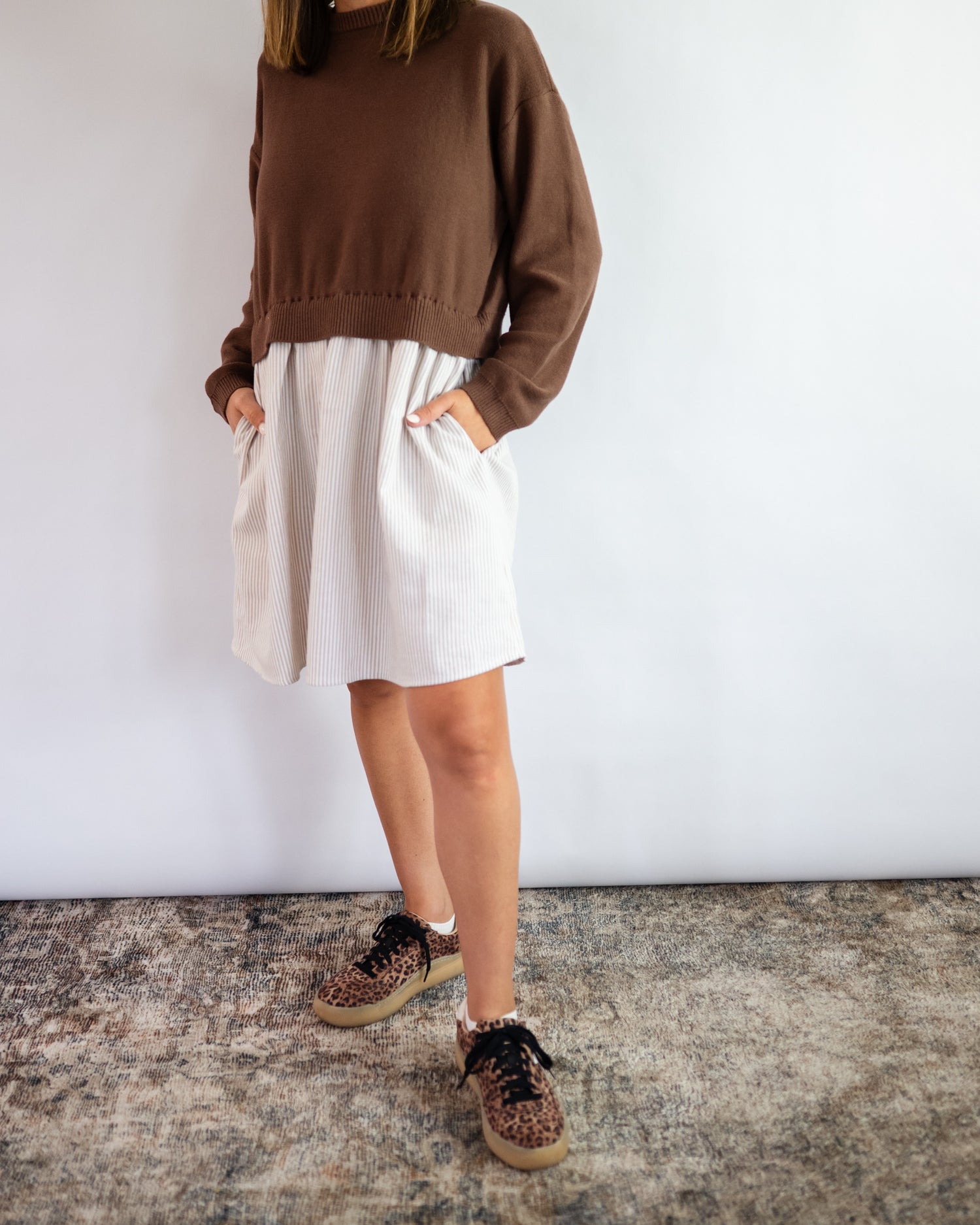 Coffee Date Sweater Dress