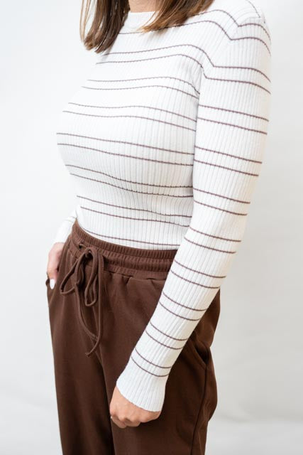 Double Stripe Crewneck