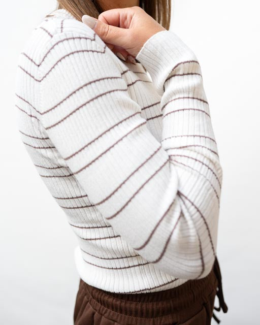 Double Stripe Crewneck