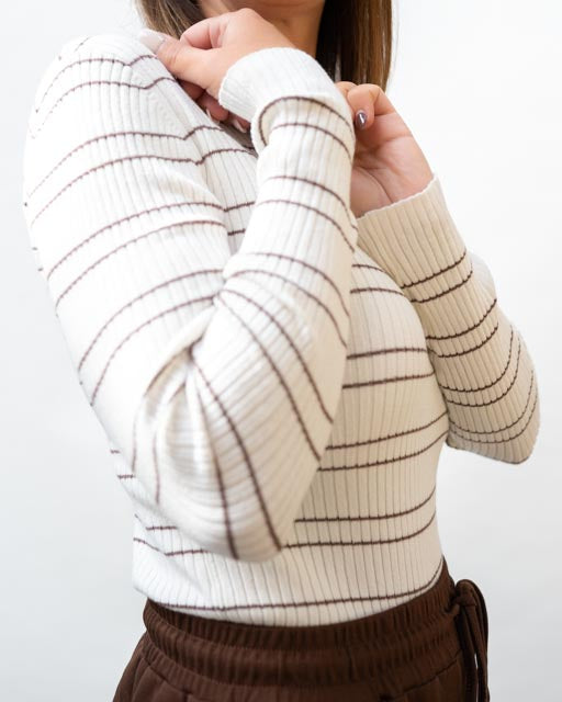 Double Stripe Crewneck