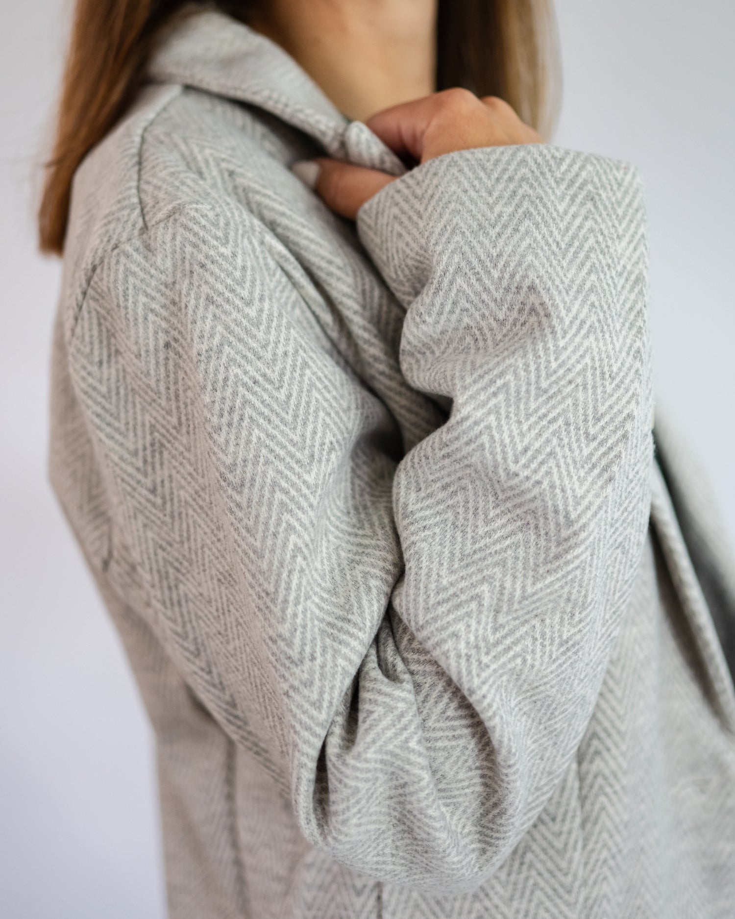 Elle Chevron Coat