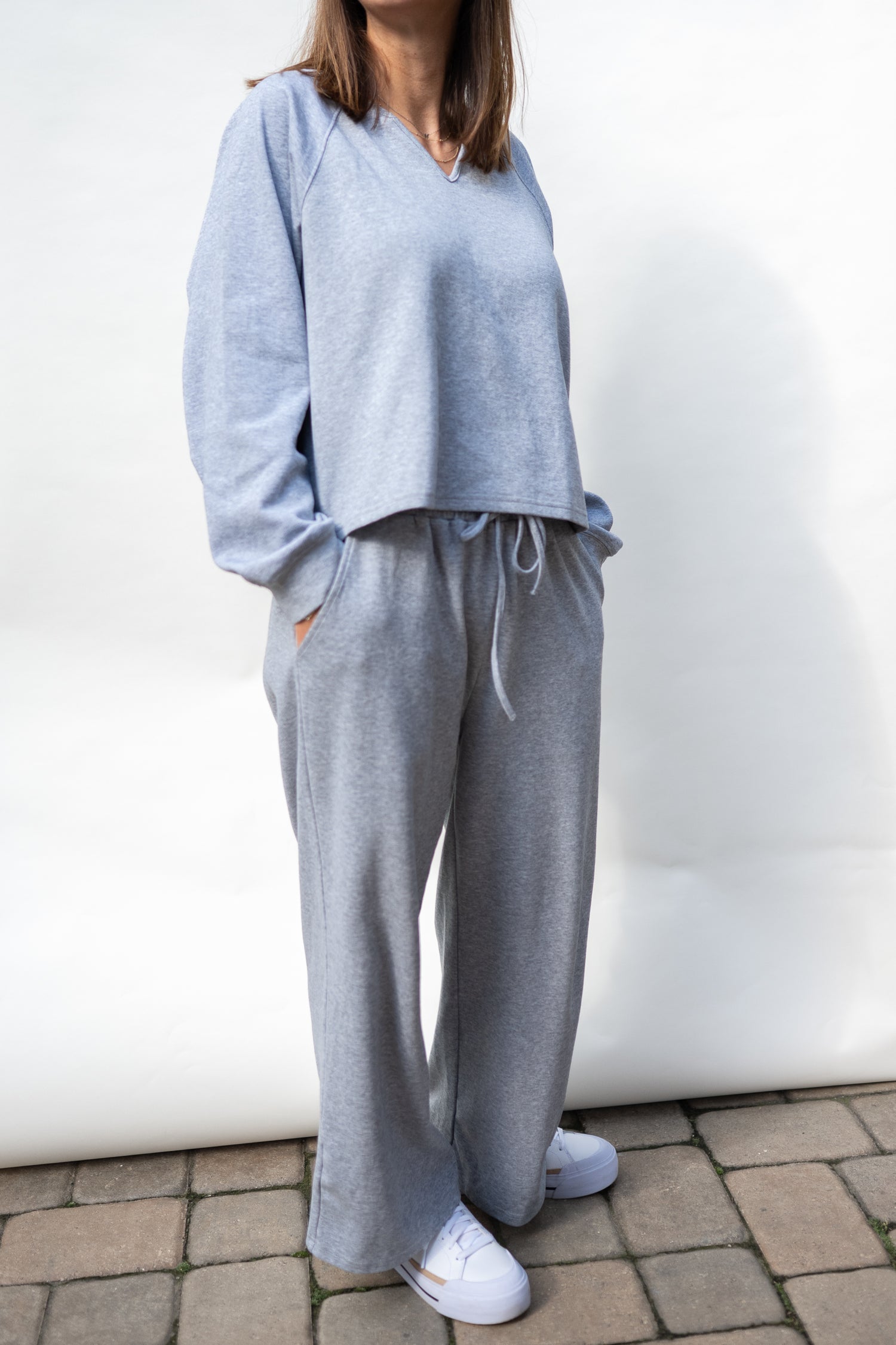 Heather Gray Loungewear Set