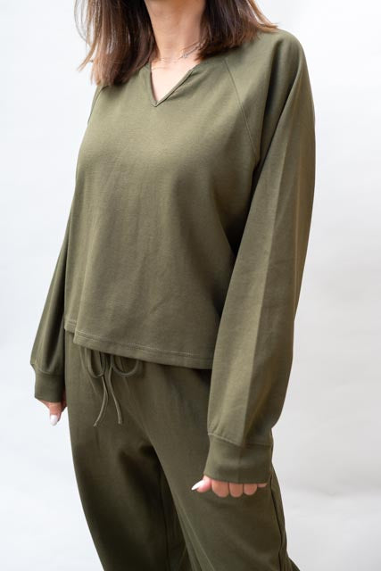 Olive Loungewear Set