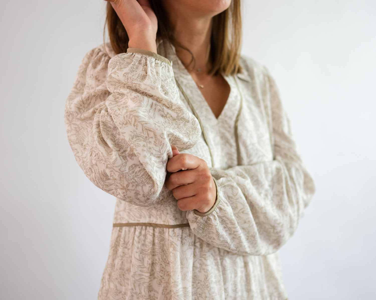 Ophelia Toile Mini Dress