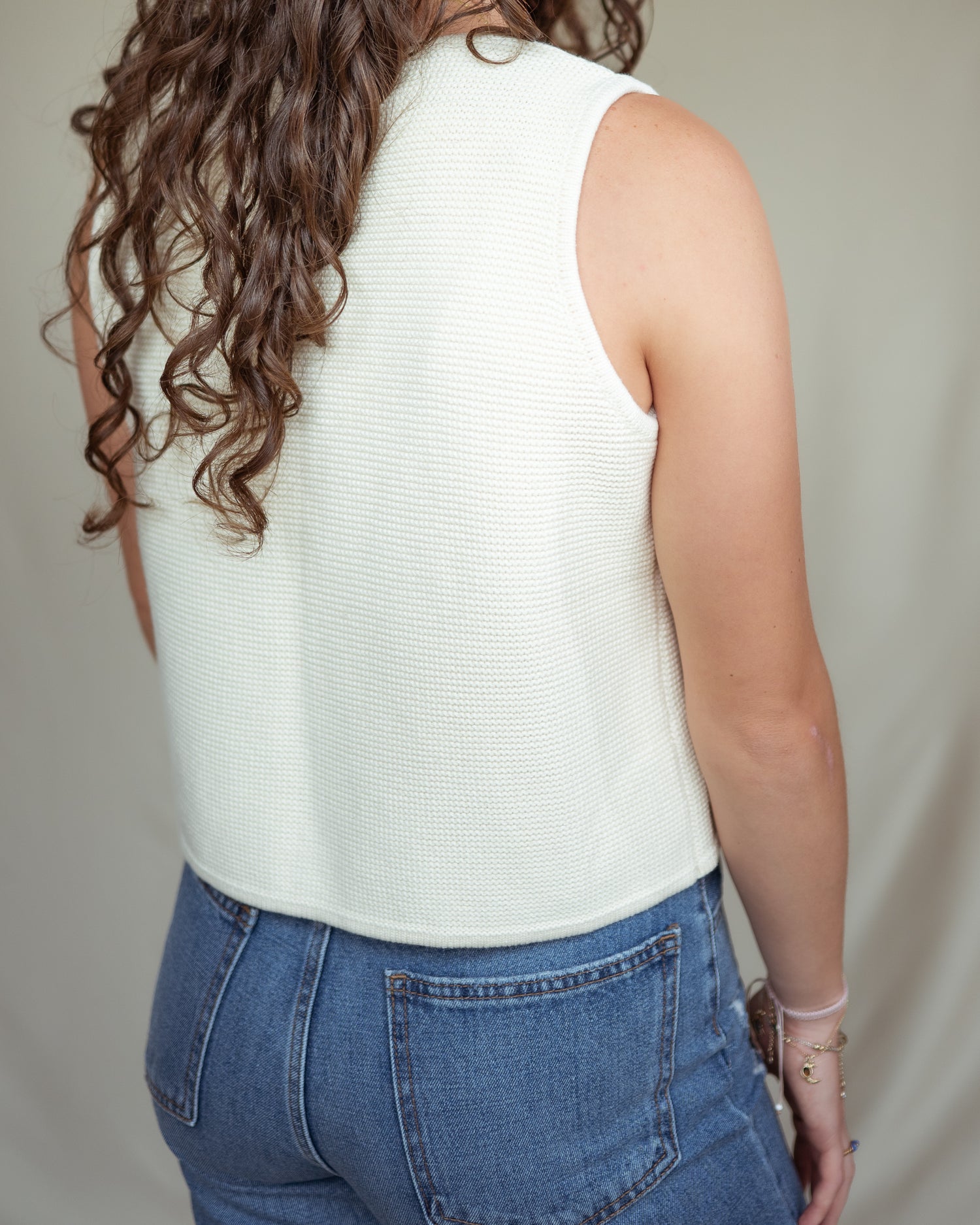 Sea Breeze Knitted Vest
