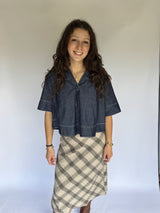 Twilight Blue Denim Blouse