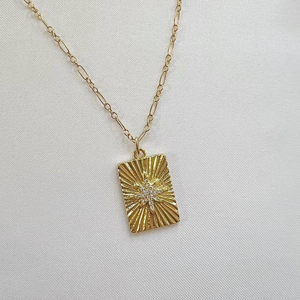Starburst Pendant Necklace
