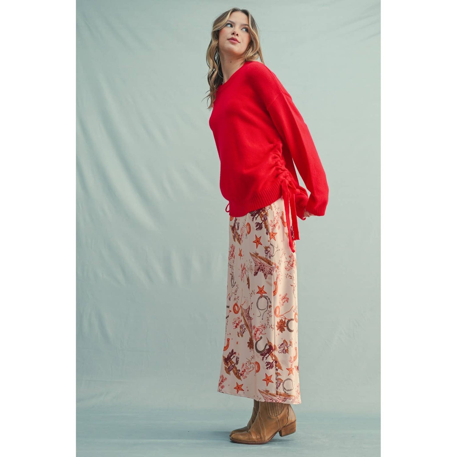 Sienna Side Ruche Sweater
