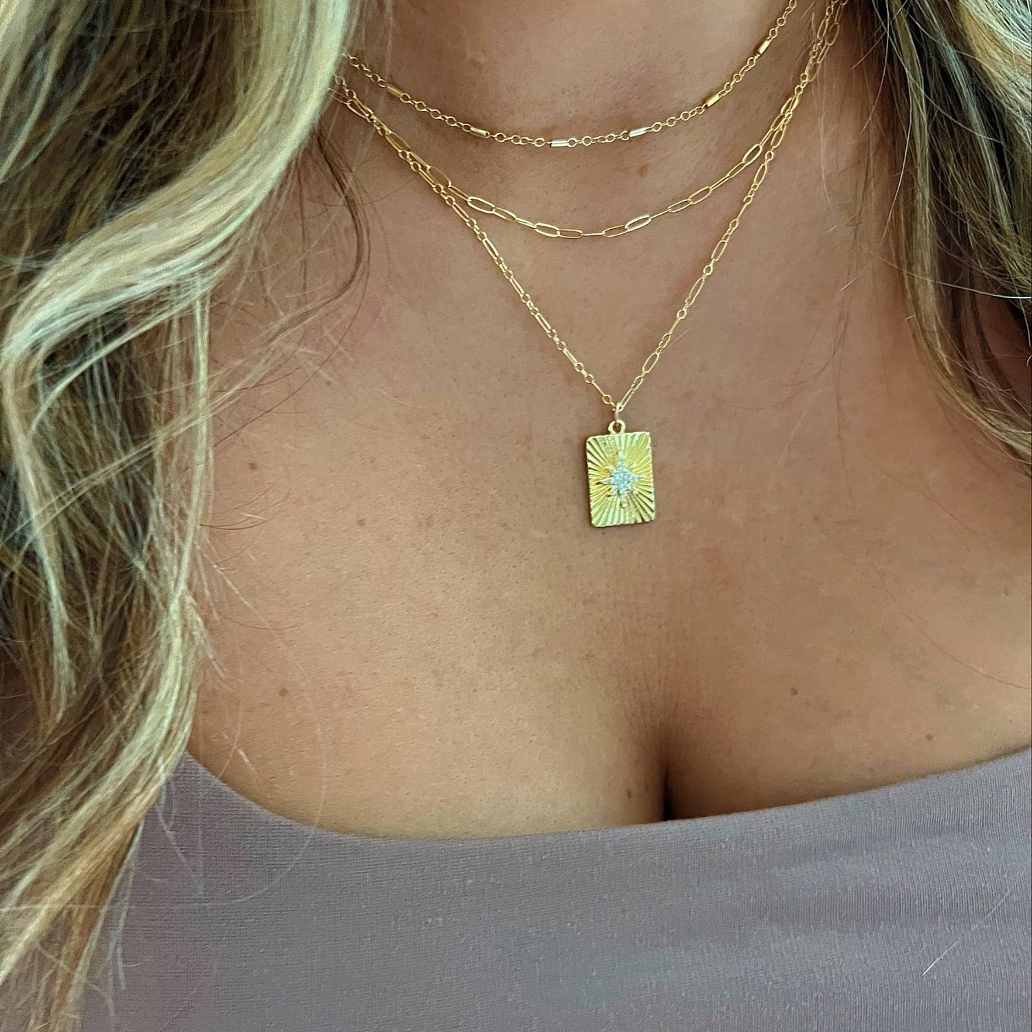 Starburst Pendant Necklace