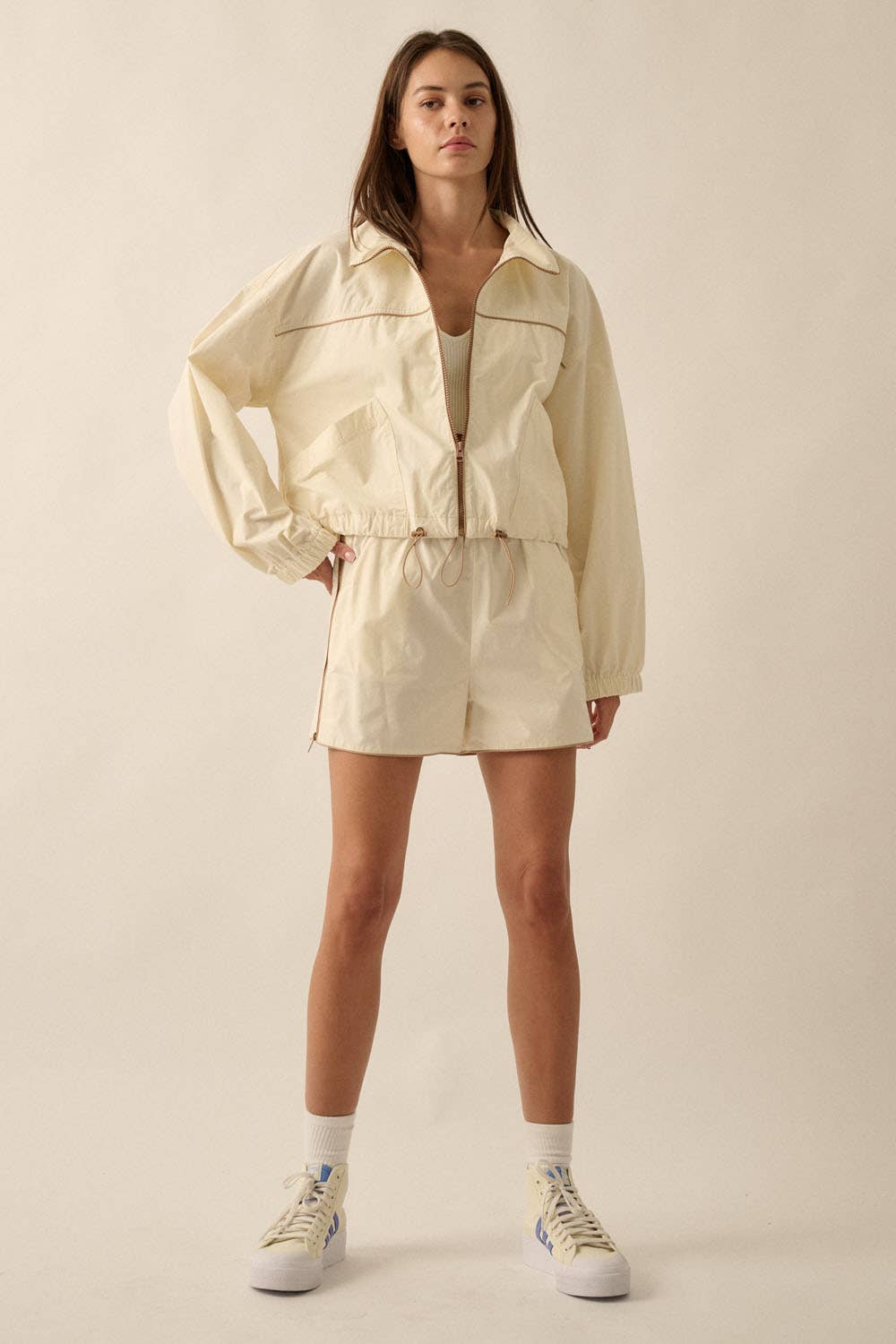 Edge Line Side Zip Shorts