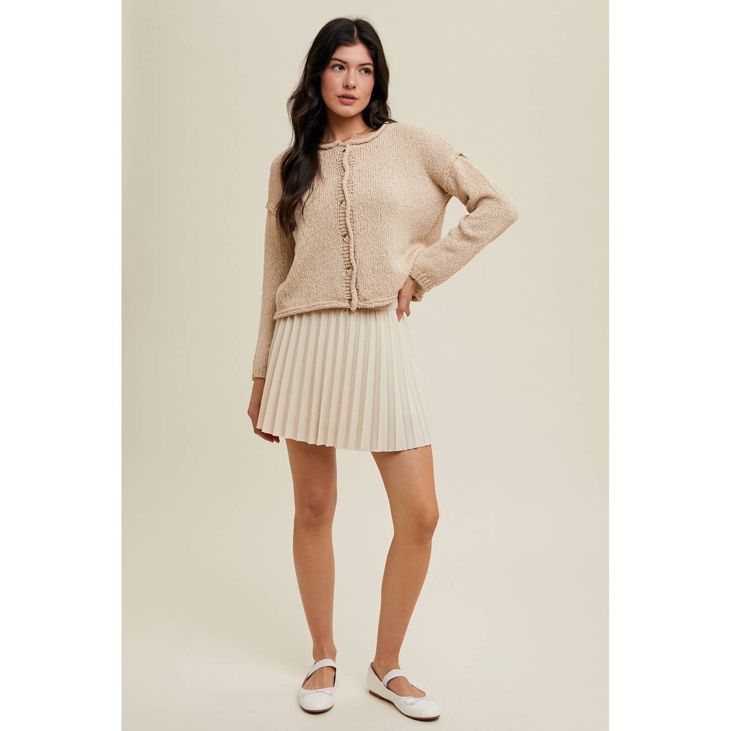 Blair Pleated Mini Skirt