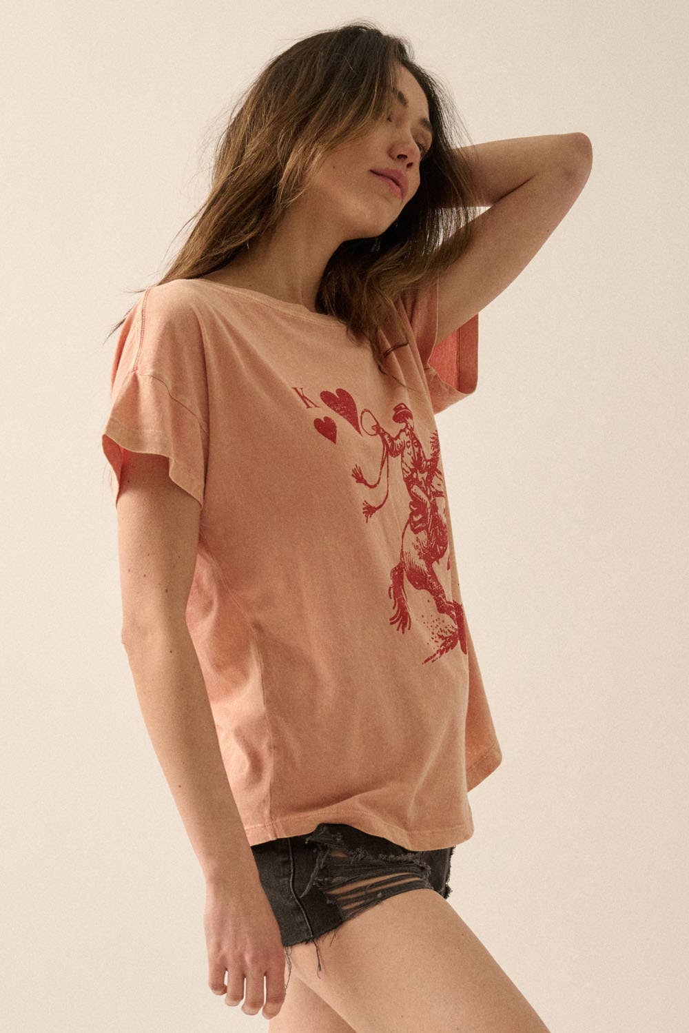 Cowboy King of Hearts Graphic Tee